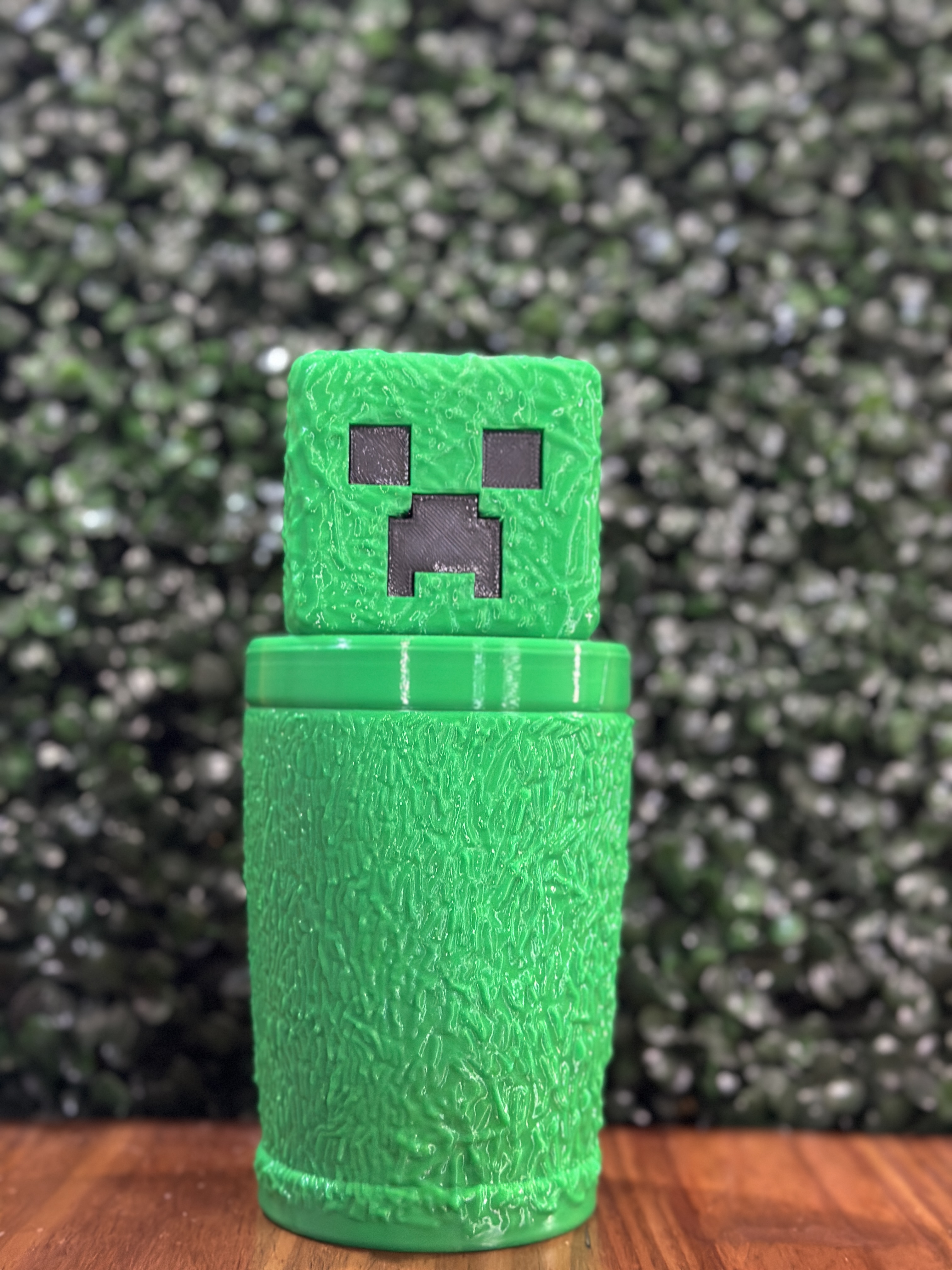 Vaso Milkshake Creeper - Minecraft 300 cc 🟩💣🎮