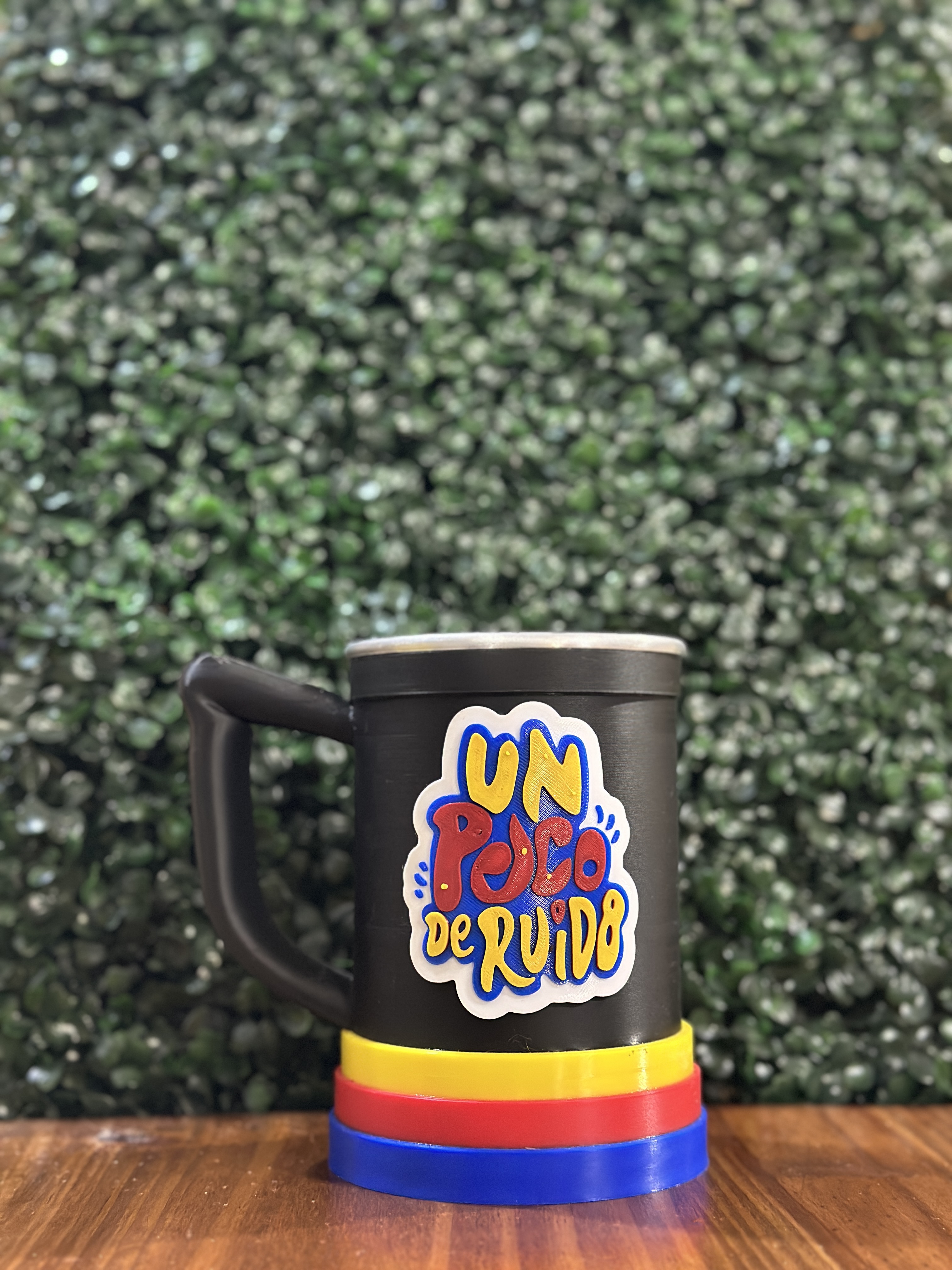 Vaso Chopp / Jarra "Un Poco de Ruido" (Edición Negra) 500 cc 🎶🍺🖤