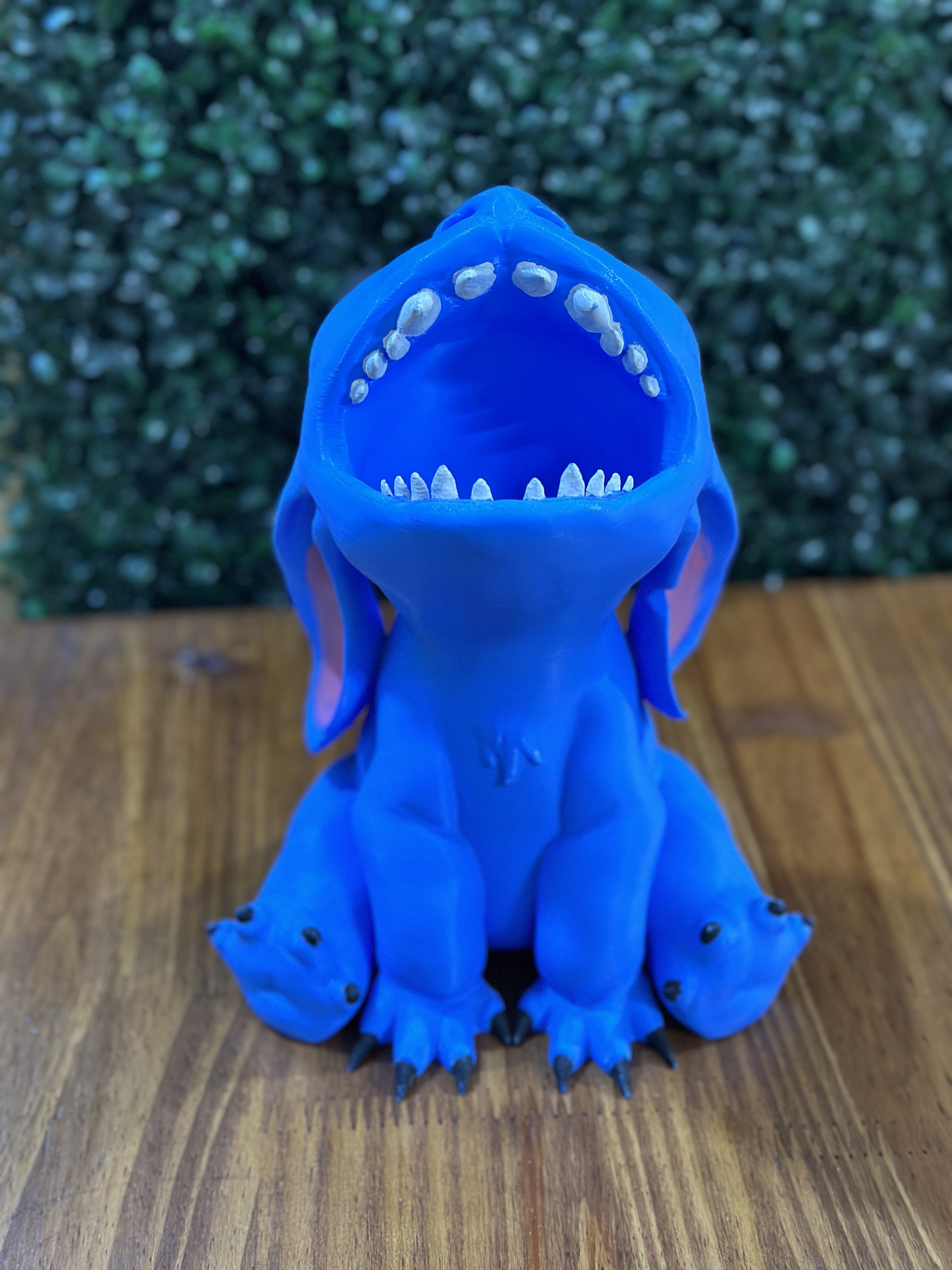 Porta Pororó / Pochoclero Stitch 3D 🍿💙🌺