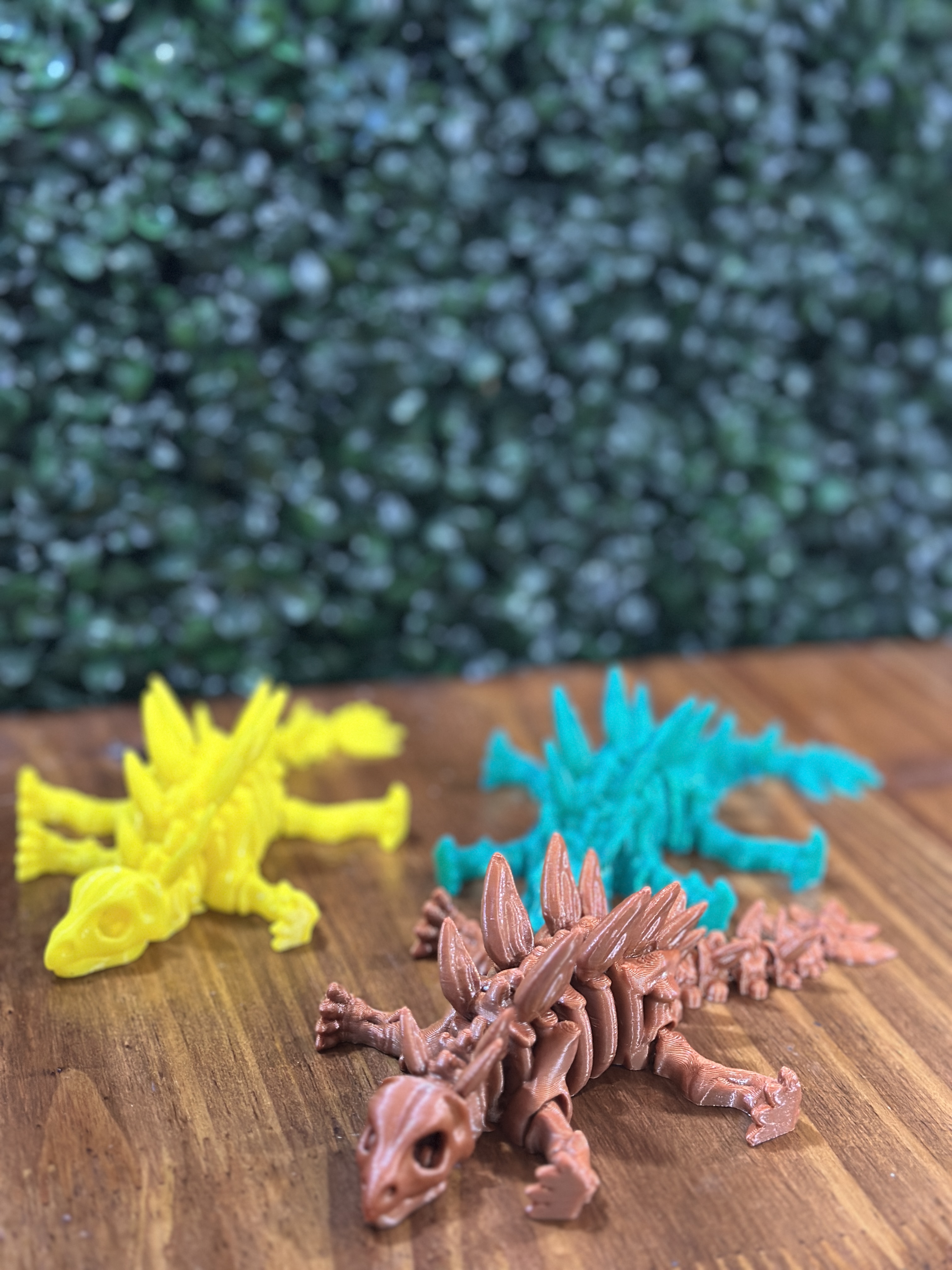Estegosaurio Esqueleto Flexi Articulado 3D 🦴🦕✨