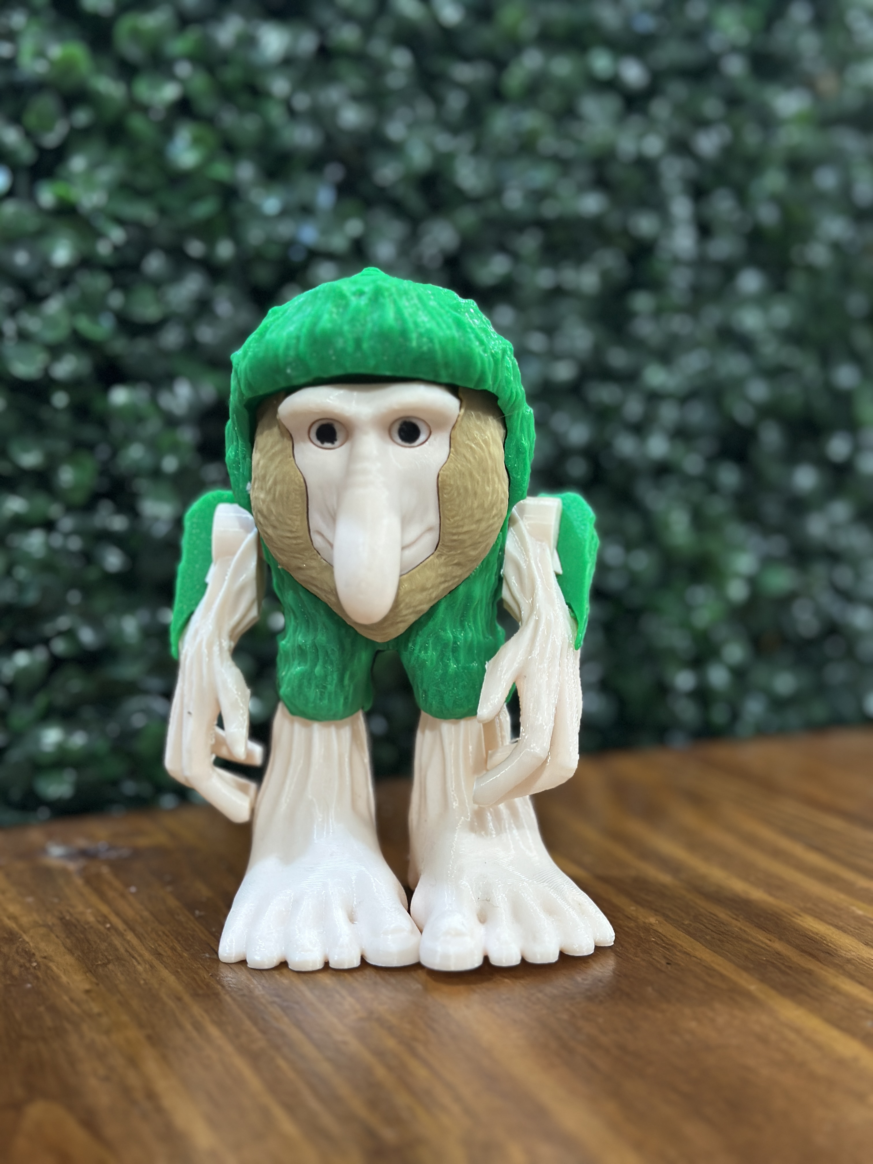 Figura Mono Narigudo / Proboscis Brainrot Meme 3D 🐒🎽✨