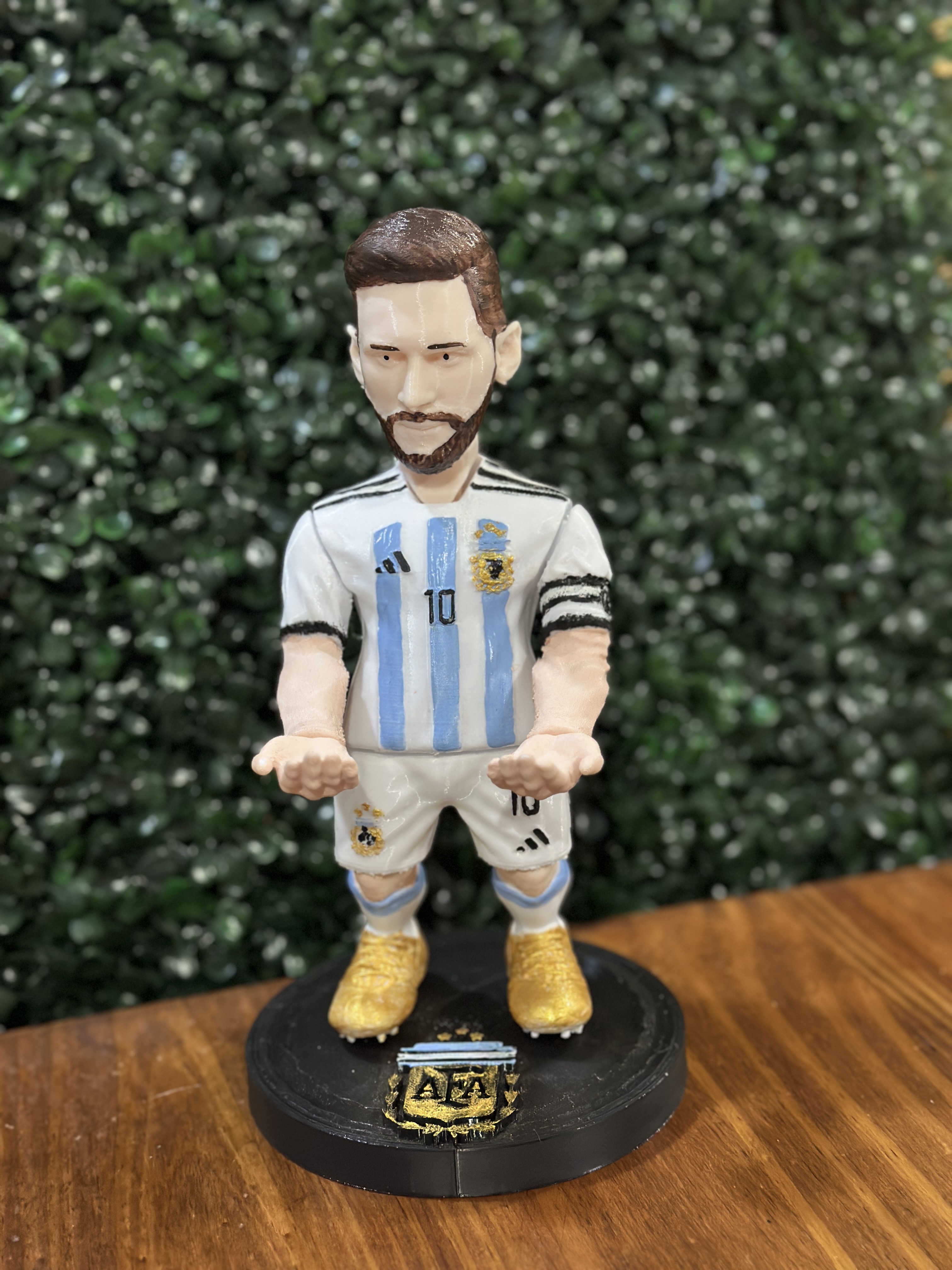 Soporte Celular Lionel Messi Selección Argentina / Portacelular 3D 🇦🇷⚽️🏆