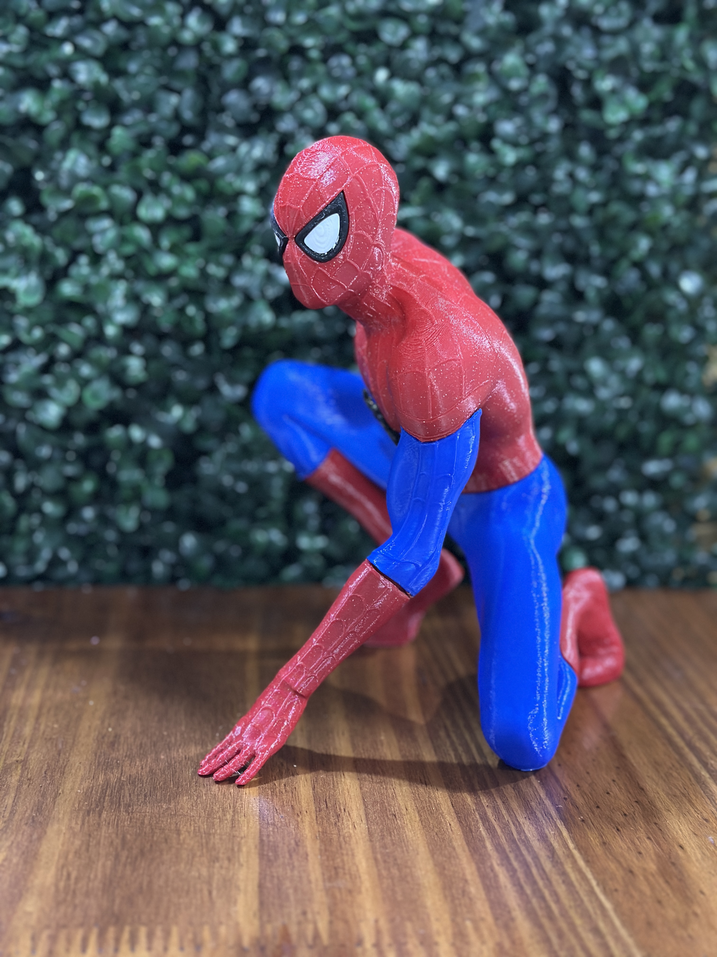 Figura Spider-Man Aterrizaje de Héroe / Coleccionable 3D 🕷️🕸️🔴